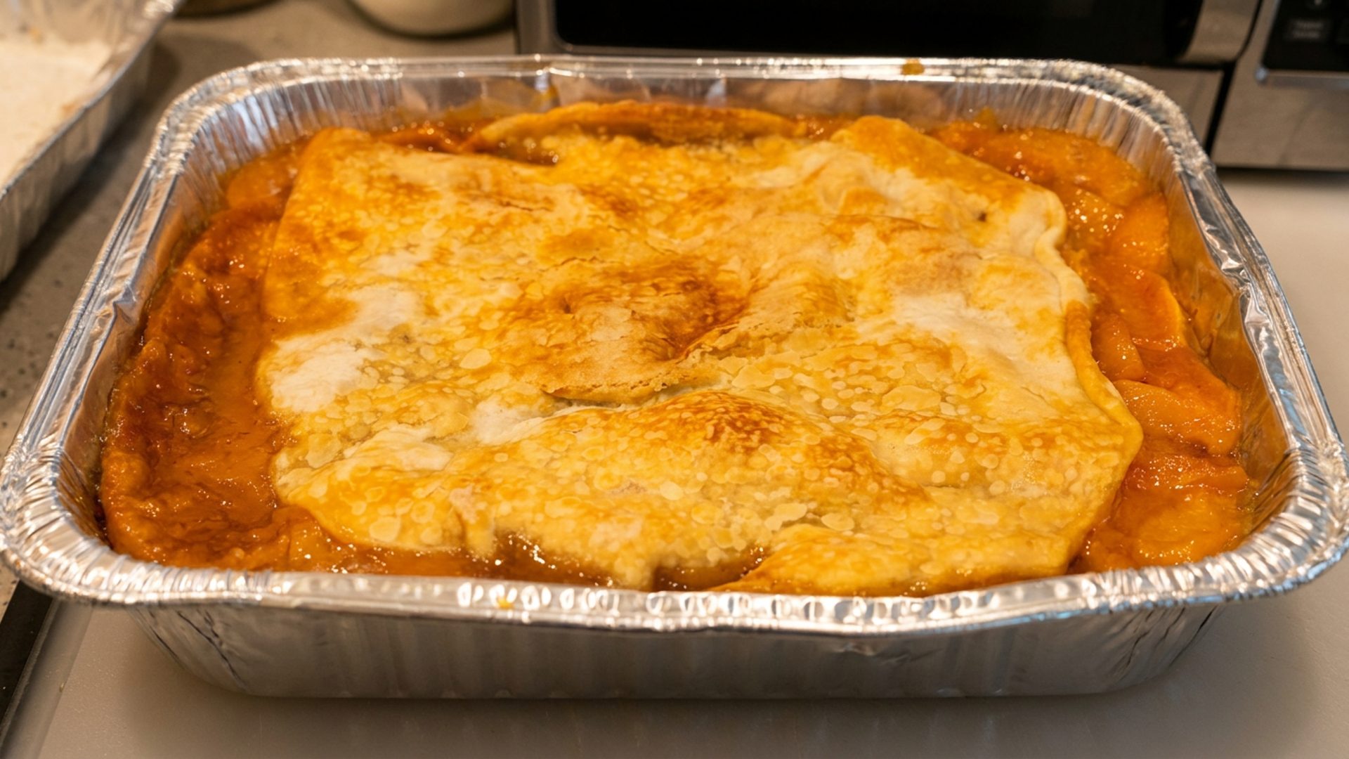 Peach cobbler