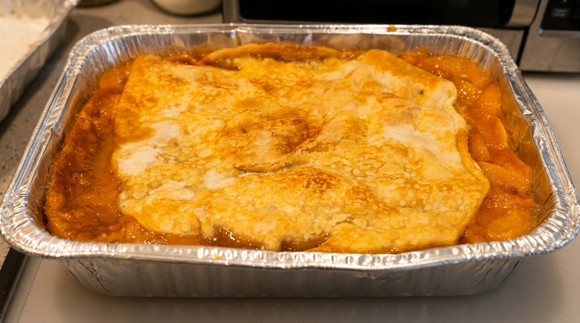 Peach cobbler